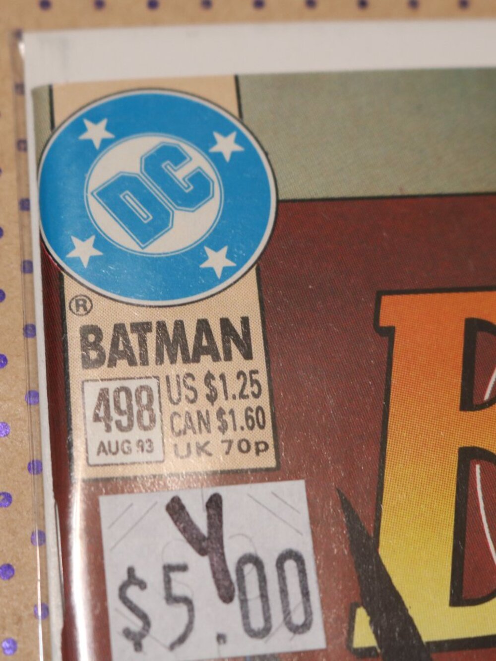 Batman #498 Comic - Picture 2 of 2